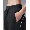 imagebaleaf Womens Yoga Casual LooseFit Tapered PantsBlack