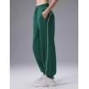 imagebaleaf Womens Yoga Casual LooseFit Tapered PantsDark Green
