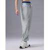 imagebaleaf Womens Yoga Casual LooseFit Tapered PantsHeather Light Gray
