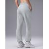 imagebaleaf Womens Yoga Casual LooseFit Tapered PantsHeather Light Gray