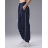imagebaleaf Womens Yoga Casual LooseFit Tapered PantsNavy Blue