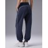 imagebaleaf Womens Yoga Casual LooseFit Tapered PantsNavy Blue
