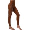 imagebaleaf Freeleaf Broadway High Waisted Legging for Women 25 Dance Yoga Workout Leggings with Pockets Soft Athletic PantsBrown