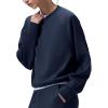 imagebaleaf Womens SweatshirtsNavy Blue