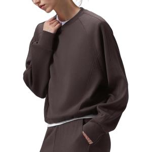 imagebaleaf Womens SweatshirtsDark Brown