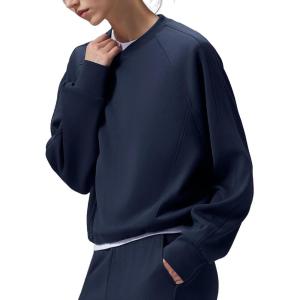 imagebaleaf Womens SweatshirtsNavy Blue