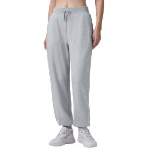 imagebaleaf Womens Yoga Casual LooseFit Tapered PantsHeather Light Gray