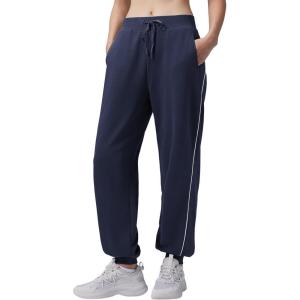 imagebaleaf Womens Yoga Casual LooseFit Tapered PantsNavy Blue
