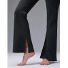 imagebaleaf Womens Fleece Lined Flare LeggingsBlack