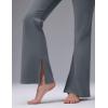 imagebaleaf Womens Fleece Lined Flare LeggingsDark Gray