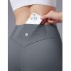 imagebaleaf Womens Fleece Lined Flare LeggingsDark Gray
