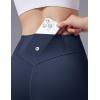 imagebaleaf Womens Fleece Lined Flare LeggingsNavy Blue
