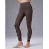 imagebaleaf Womens Fleece Lined LeggingsDark Brown