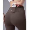 imagebaleaf Womens Fleece Lined LeggingsDark Brown