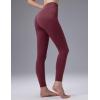 imagebaleaf Womens Fleece Lined LeggingsWine Red