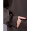 imagebaleaf Womens Loose Fleece lined Hooded SweatshirtDark Brown