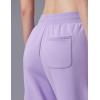 imagebaleaf Womens Wide Leg Fleece Lined PantsLight Purple