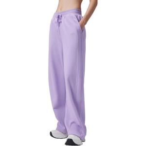 imagebaleaf Womens Wide Leg Fleece Lined PantsLight Purple