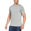 image:imageBALEAF Mens Rash Guard Short Sleeve Swim Shirt UPF 50 Sun Protection Quick Dry Compression Shirt Rashguard01gray