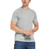 image:imageBALEAF Mens Rash Guard Short Sleeve Swim Shirt UPF 50 Sun Protection Quick Dry Compression Shirt Rashguard01gray
