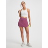 image:imagebaleaf 14 Tennis Skirt for Women Golf Skorts with Shorts Pockets High Waisted Athletic Workout Running SkirtsRose Red
