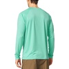 image:imagebaleaf Mens UPF 50 Sun Protection Shirts Long Sleeve Rash Guard Quick Dry 4Way Stretch for Fishing Swimming Surfing02beach Glass