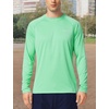 image:imagebaleaf Mens UPF 50 Sun Protection Shirts Long Sleeve Rash Guard Quick Dry 4Way Stretch for Fishing Swimming Surfing02beach Glass