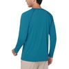 image:imagebaleaf Mens UPF 50 Sun Protection Shirts Long Sleeve Rash Guard Quick Dry 4Way Stretch for Fishing Swimming SurfingOcean Depth