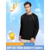 image:imagebaleaf Mens UPF 50 Sun Protection Shirts Long Sleeve Rash Guard Quick Dry 4Way Stretch for Fishing Swimming SurfingShadow Stone