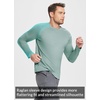 image:imagebaleaf Mens UPF 50 Sun Protection Shirts Long Sleeve Rash Guard Quick Dry 4Way Stretch for Fishing Swimming SurfingSublime Green