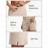 image:imagebaleaf Womens 20 Knee Length Skorts with 4 Pockets Golf Skort for Women UPF50 High Waisted Athletic Tennis Causal SkirtKhaki