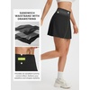 image:imagebaleaf Womens Tennis Skirts 14 High Waisted Golf Athletic Skorts with Shorts Pockets A Line Pickleball Casual SkirtBlack