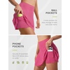 image:imagebaleaf Womens Tennis Skirts 14 High Waisted Golf Athletic Skorts with Shorts Pockets A Line Pickleball Casual SkirtPink
