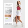image:imagebaleaf Womens Tennis Skirts 14 High Waisted Golf Athletic Skorts with Shorts Pockets A Line Pickleball Casual SkirtWhite