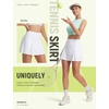 image:imagebaleaf Womens Tennis Skirts 14 High Waisted Golf Athletic Skorts with Shorts Pockets A Line Pickleball Casual SkirtWhite