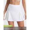 image:imagebaleaf Womens Tennis Skirts 14 High Waisted Golf Athletic Skorts with Shorts Pockets A Line Pickleball Casual SkirtWhite