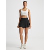 image:imagebaleaf Womens Tennis Skirts Double Ruffle Athletic Pleated Skirt with 2 Pockets High Waisted Tummy Control Golf SkortsBlack