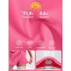 image:imagebaleaf Womens Tennis Skirts High Waisted Golf Skorts with Pockets Side Pleated Slit ALine Athletic Pickleball SkirtsPink