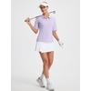 image:imagebaleaf Womens Tennis Skirts High Waisted Golf Skorts with Pockets Side Pleated Slit ALine Athletic Pickleball SkirtsWhite