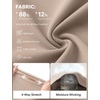 image:imagebaleaf Capris for Women with Pockets Yoga Capri Pants High Waist Straight Leg for Casual Summer PantKhaki