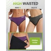 image:imagebaleaf Womens 3D Padded Bike Underwear Cycling Shorts Bicycle Biking Riding Briefs MTB Biker Gear ClothesDark Purple