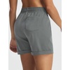 image:imagebaleaf Womens Hiking Shorts 5 Lightweight Quick Dry Travel Shorts with Zipper Pockets for Golf Walking Summer WearDark Gray