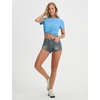 image:imagebaleaf Ice Cooling Short Sleeve Workout Tops for Women Running Shirts UPF 50 Athletic Tennis Yoga Split Back Quick DryBlue