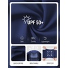 image:imagebaleaf Ice Cooling Short Sleeve Workout Tops for Women Running Shirts UPF 50 Athletic Tennis Yoga Split Back Quick DryNavy Blue