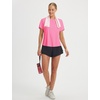 image:imagebaleaf Ice Cooling Short Sleeve Workout Tops for Women Running Shirts UPF 50 Athletic Tennis Yoga Split Back Quick DryPink