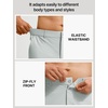 image:imagebaleaf Mens 30 32 Golf Pants Waist Elastic Stretch Lightweight Dress Pant Casual Slacks for Work Travel with 5 PocketsLight Gray