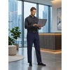 image:imagebaleaf Mens 30 32 Golf Pants Waist Elastic Stretch Lightweight Dress Pant Casual Slacks for Work Travel with 5 PocketsNavy Blue