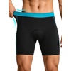 image:imagebaleaf Mens 4D Padded Bike Short AntiSlip Leg Grips Cycling Underwear MTB Liner Bicycle Biking RidingBlackBlue