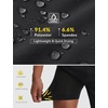 image:imagebaleaf Mens 7 Mountain Bike Shorts 4D Padded Loosefit MTB Cycling Riding Bicycle Biker Short Zipper PocketsBlack