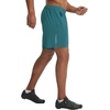 image:imagebaleaf Mens 7 Mountain Bike Shorts 4D Padded Loosefit MTB Cycling Riding Bicycle Biker Short Zipper PocketsDark Green